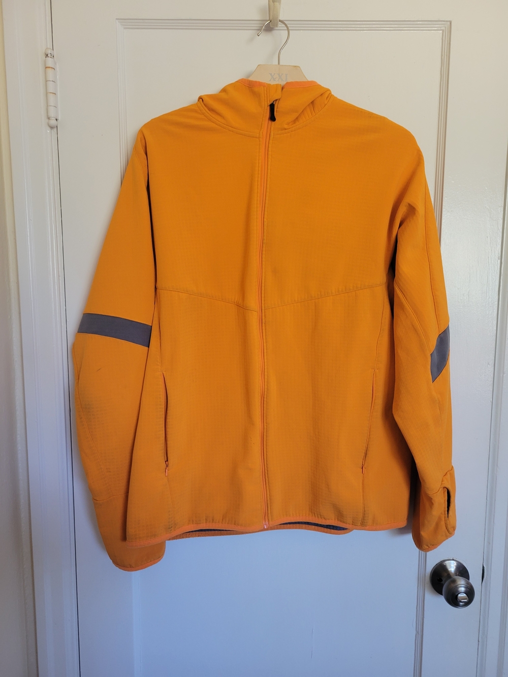 Rare Nike Sphere Waffle Knit Zip Up Jacket Orange L